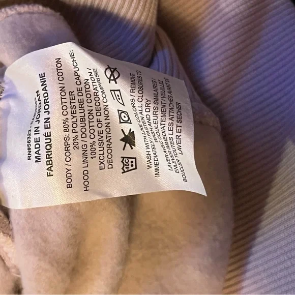 Nike Women's Light Purple Zip-Up Hoodie - Picture 4 of 5